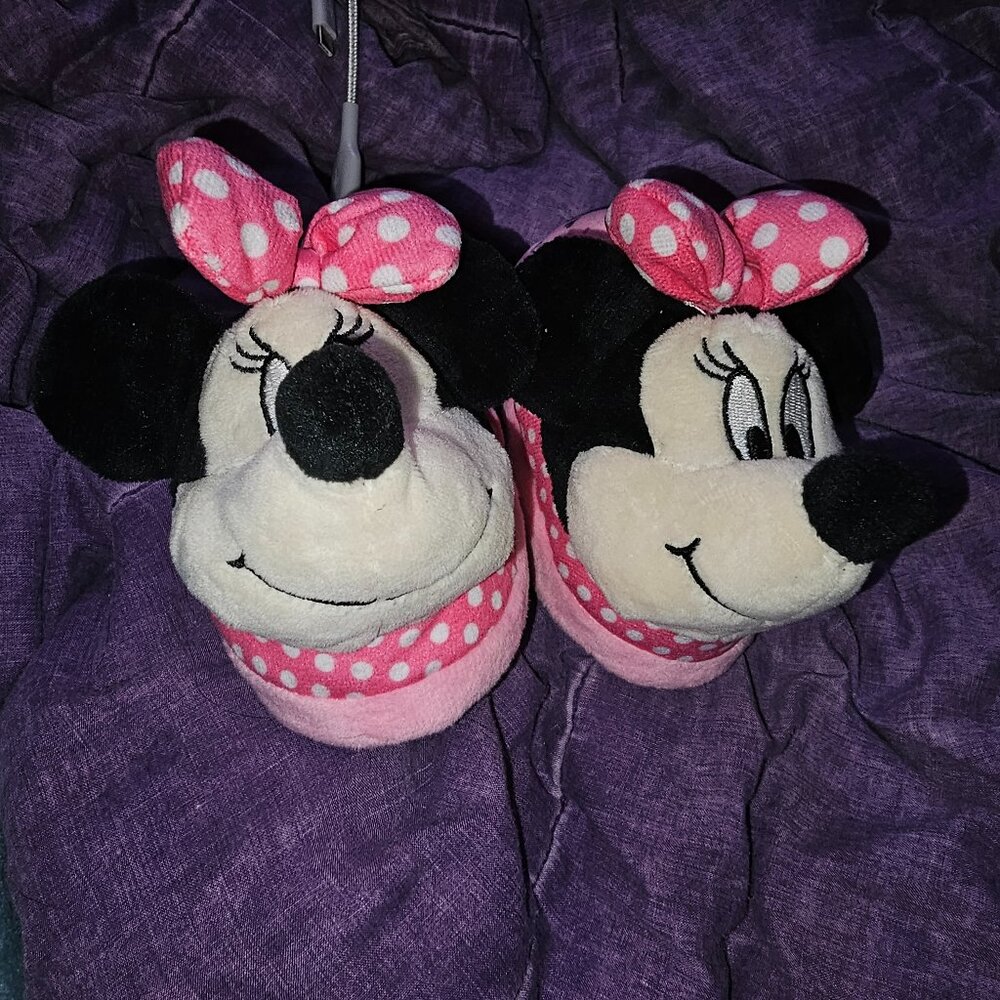 Disney Minnie Mouse Slippers size toddler 5/6